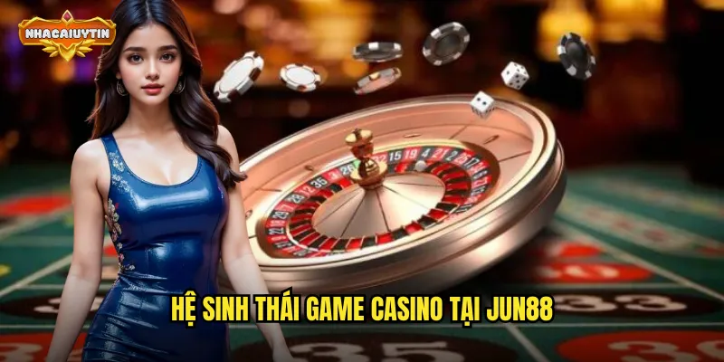 Hệ sinh thái game casino tại Jun88