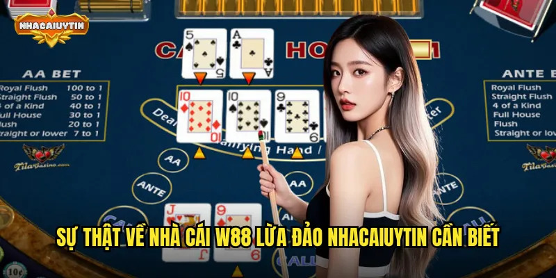 Sự thật về nhà cái W88 lừa đảo nhacaiuytin cần biết