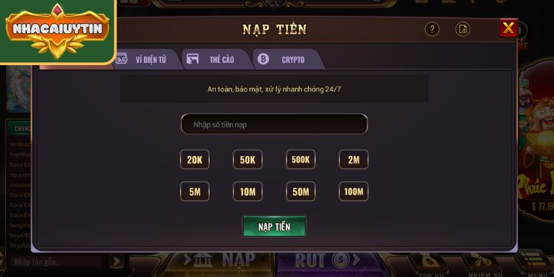 Giao dịch tại Bomwin