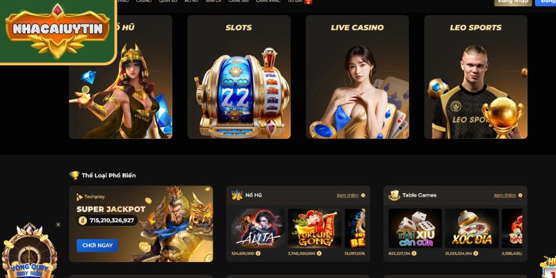 Cập nhật top 5 sảnh game tiêu biểu tại Leo88