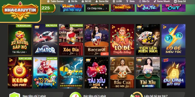 Hệ thống game đặc sắc